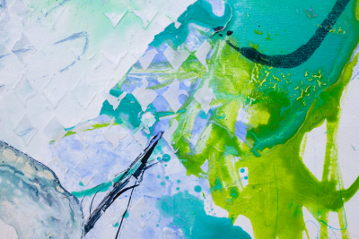 CAROLINA ALOTUS Breeze Abstract painting 2021