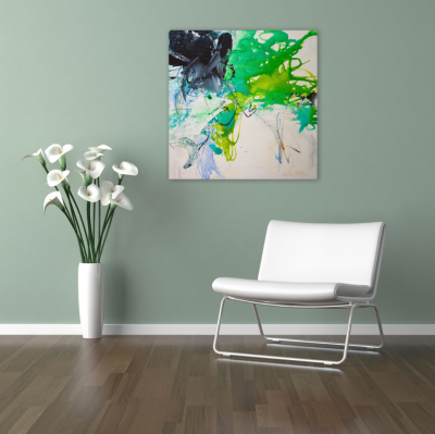 CAROLINA ALOTUS Breeze Abstract painting 2021