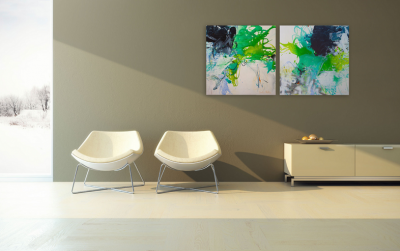 CAROLINA ALOTUS Breeze Abstract painting 2021