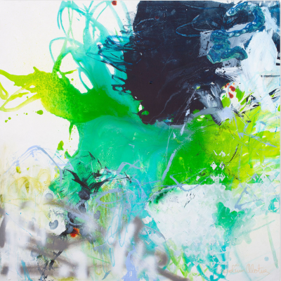 CAROLINA ALOTUS Breeze Abstract painting 2021