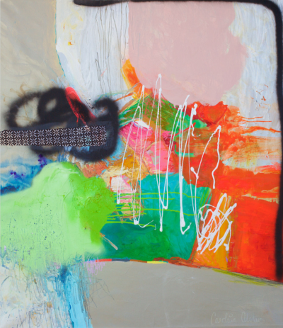 CAROLINA ALOTUS Conversations Abstract painting 2019