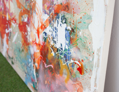 CAROLINA ALOTUS Iriss World Abstract Painting 2022