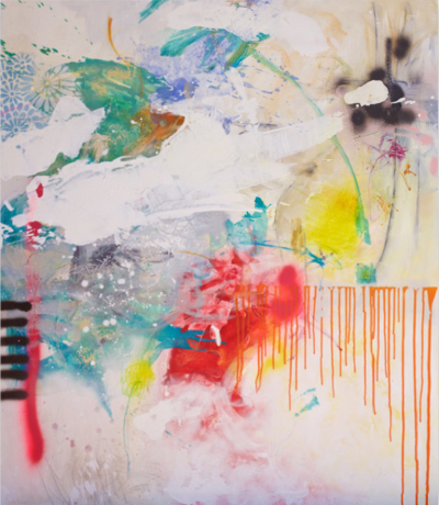 CAROLINA ALOTUS Pretty little thing Abstract painting 2020