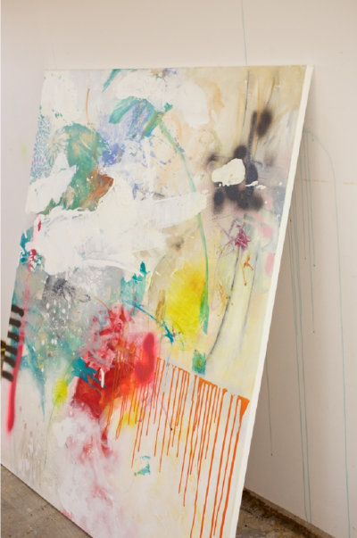 CAROLINA ALOTUS Pretty little thing Abstract painting 2020