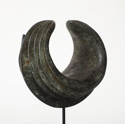 CHANNELED AFRICAN CURRENCY ON STAND