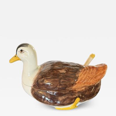 CHARISMATIC CERAMIC DUCK SOUP TUREEN