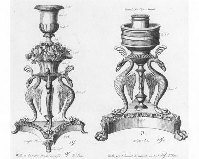 CHENEY LONDON A FINE PAIR OF REGENCY STORM LIGHTS BY CHENEY LONDON
