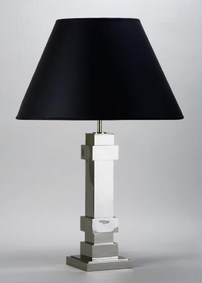 CHEPSTOW TABLE LAMP IN POLISHED BRASS POLISHED NICKEL