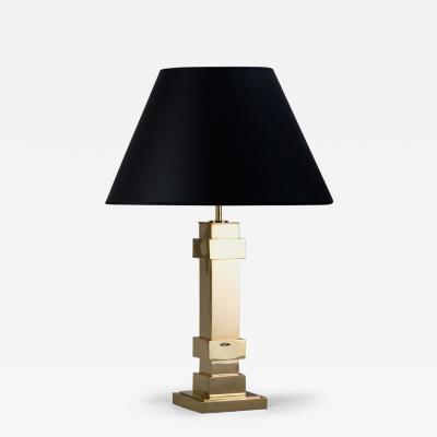 CHEPSTOW TABLE LAMP IN POLISHED BRASS POLISHED NICKEL