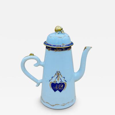 CHINA TRADE LIDDED COFFEE POT