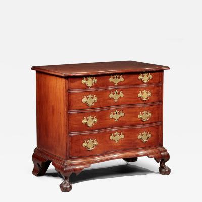 CHIPPENDALE BALL AND CLAW FOOT CHEST OF DRAWERS