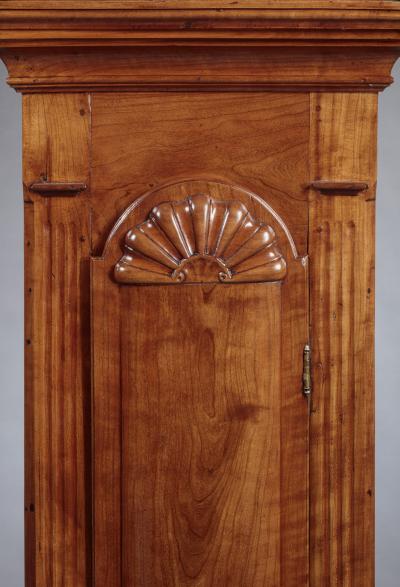 CHIPPENDALE BLOCK AND SHELL CARVED TALL CASE CLOCK