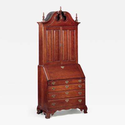 CHIPPENDALE DESK AND BOOKCASE