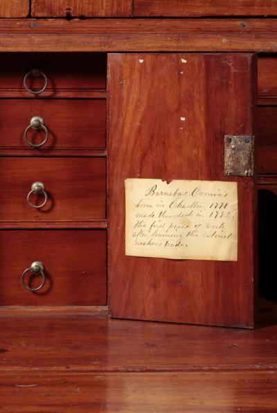 CHIPPENDALE DESK AND BOOKCASE