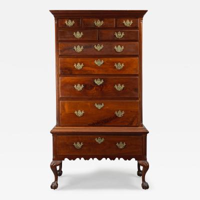 CHIPPENDALE HIGH CHEST OF DRAWERS