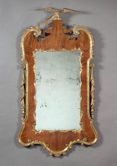 CHIPPENDALE LOOKING GLASS