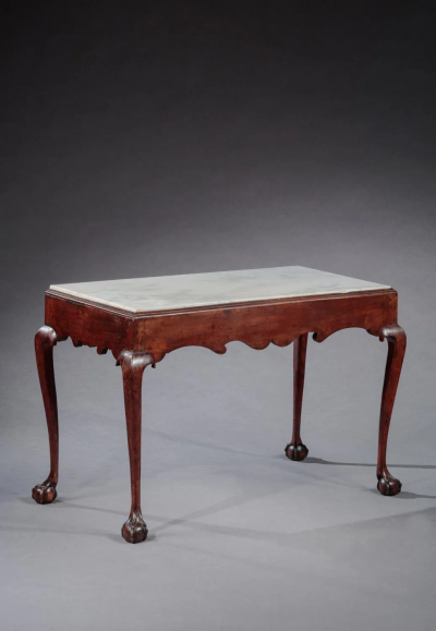 CHIPPENDALE MARBLE TOP PIER TABLE