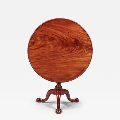 CHIPPENDALE TRIPOD TEA TABLE