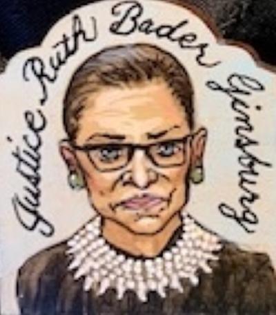 CHRISTINA GOODMAN Justice Ruth Bader Ginzburg Pin