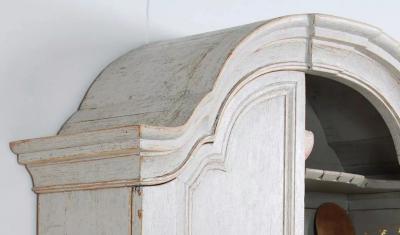 CIRCA 1780 ROCOCO TWO SECTION CABINET FROM VARMALND SWEDEN