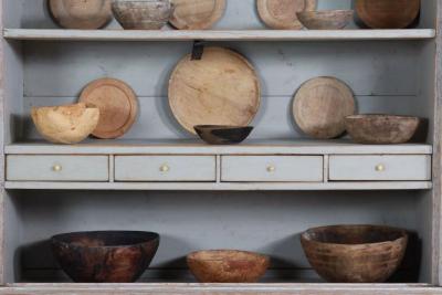 CIRCA 1780 ROCOCO TWO SECTION CABINET FROM VARMALND SWEDEN