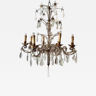 CIRCA 1940 8 Lite Genova Chandelier