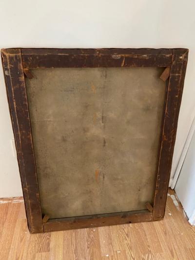 CIVIL WAR WOMAN WITH BIBLE PAINTING