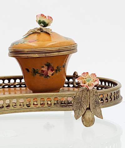 CIrca 18th Century Vernis Martin Ink Stand France
