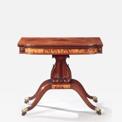 CLASSICAL LYRE BASE CARD TABLE