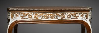 COLLINSON AND LOCKE STAMPED No 3199 MUSEUM PIECE IVORY INLAID TABLE