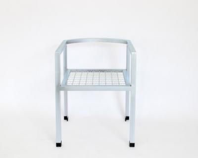 COMME des GAR ONS Rei Kawakubo Galvanized No 1 Steel chair 