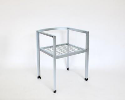 COMME des GAR ONS Rei Kawakubo Galvanized No 1 Steel chair 