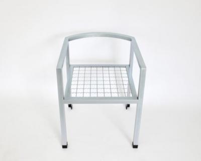 COMME des GAR ONS Rei Kawakubo Galvanized No 1 Steel chair 