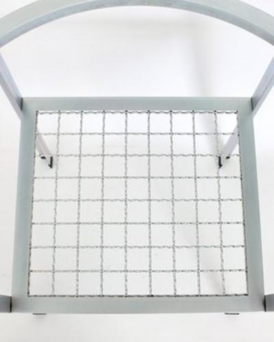 COMME des GAR ONS Rei Kawakubo Galvanized No 1 Steel chair 