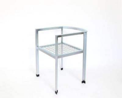 COMME des GAR ONS Rei Kawakubo Galvanized No 1 Steel chair 