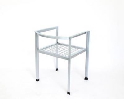 COMME des GAR ONS Rei Kawakubo Galvanized No 1 Steel chair 