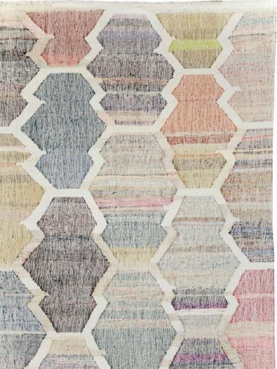 CONTEMPORARY TURKISH FLATWEAVE KILIM LARGE ROOM SIZE CARPET