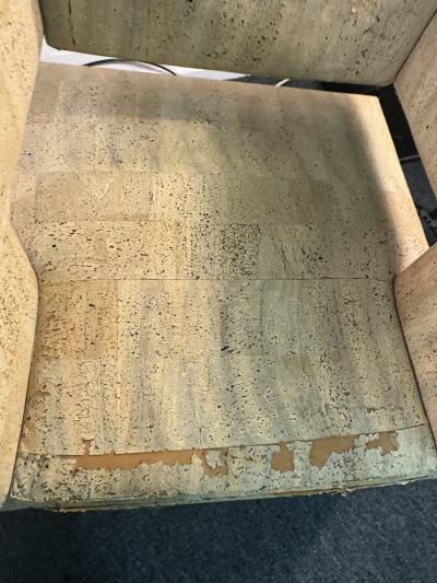 CORK PATTERNED MODERN SWIVEL CHAIRS