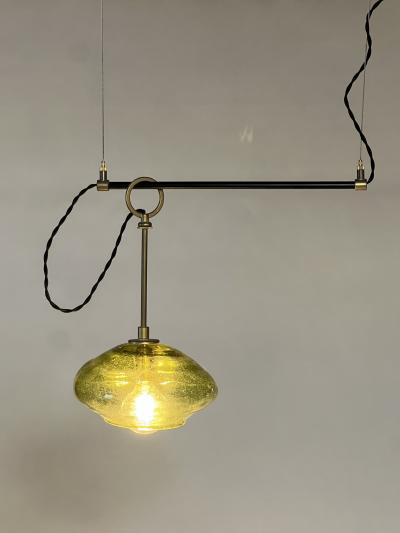 CP Lighting Christopher Poehlmann Cuervo LiquorLamp with adjustable suspension bar