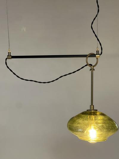 CP Lighting Christopher Poehlmann Cuervo LiquorLamp with adjustable suspension bar