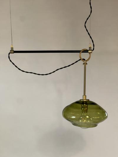 CP Lighting Christopher Poehlmann Cuervo LiquorLamp with adjustable suspension bar