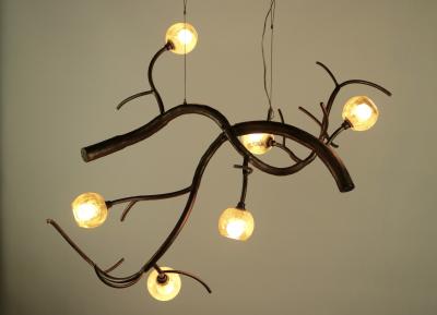 CP Lighting Christopher Poehlmann Double Trunk newGROWTH with Glass Buds