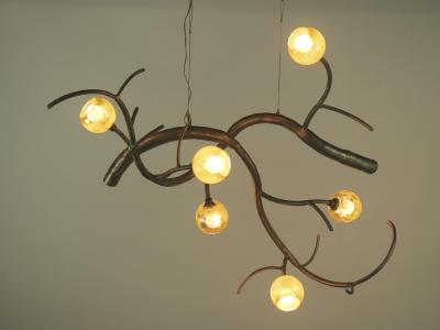 CP Lighting Christopher Poehlmann Double Trunk newGROWTH with Glass Buds