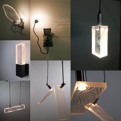 CP Lighting Christopher Poehlmann Lumber Lamps Block Sconce