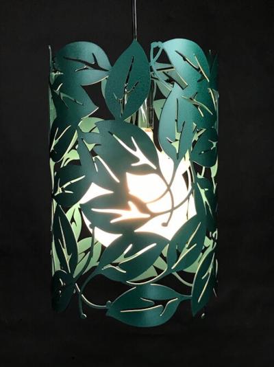 CP Lighting Christopher Poehlmann Steel Leaf Pendant