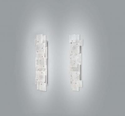 CPS Rock Crystal Quartz Sconces by Phoenix