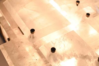 CPS Rock Crystal Semi Flush Mount by Phoenix