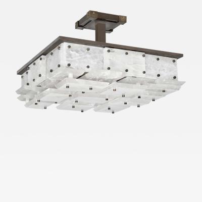 CPS Rock Crystal Semi Flush Mount by Phoenix