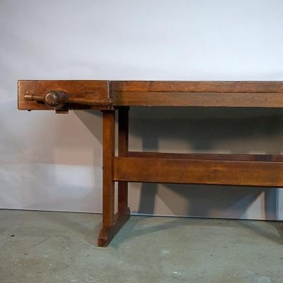 Cabinet Makers Work Bench as Sideboard Serving Table or Bar