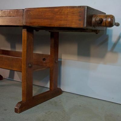 Cabinet Makers Work Bench as Sideboard Serving Table or Bar